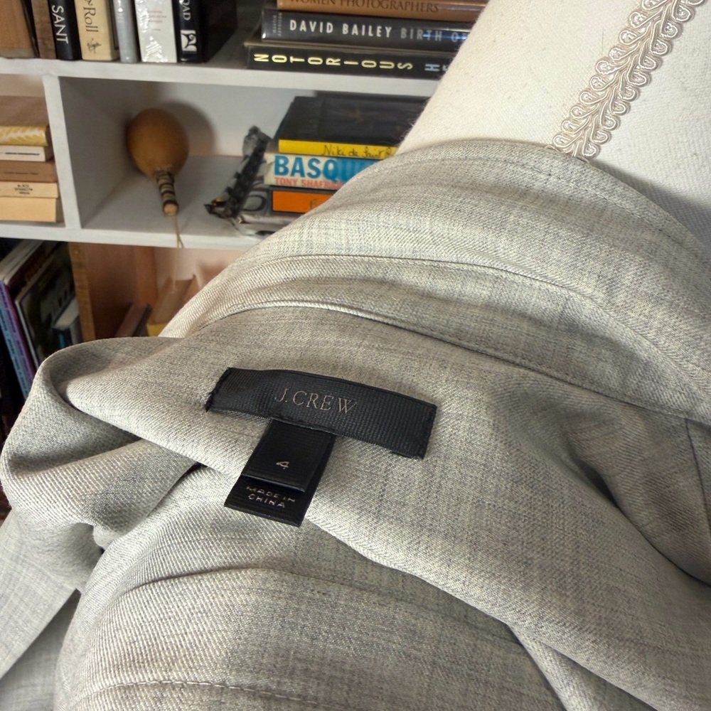 J. Crew Light Gray Sleeveless Midi Dress - Picture 5 of 5